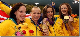 Alicia Coutts, Cate Campbell, Brittany Elmslie, Melanie Schlanger